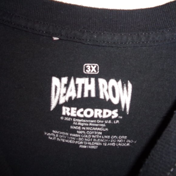Death Row Records T-Shirt Size 3X - Picture 5 of 9
